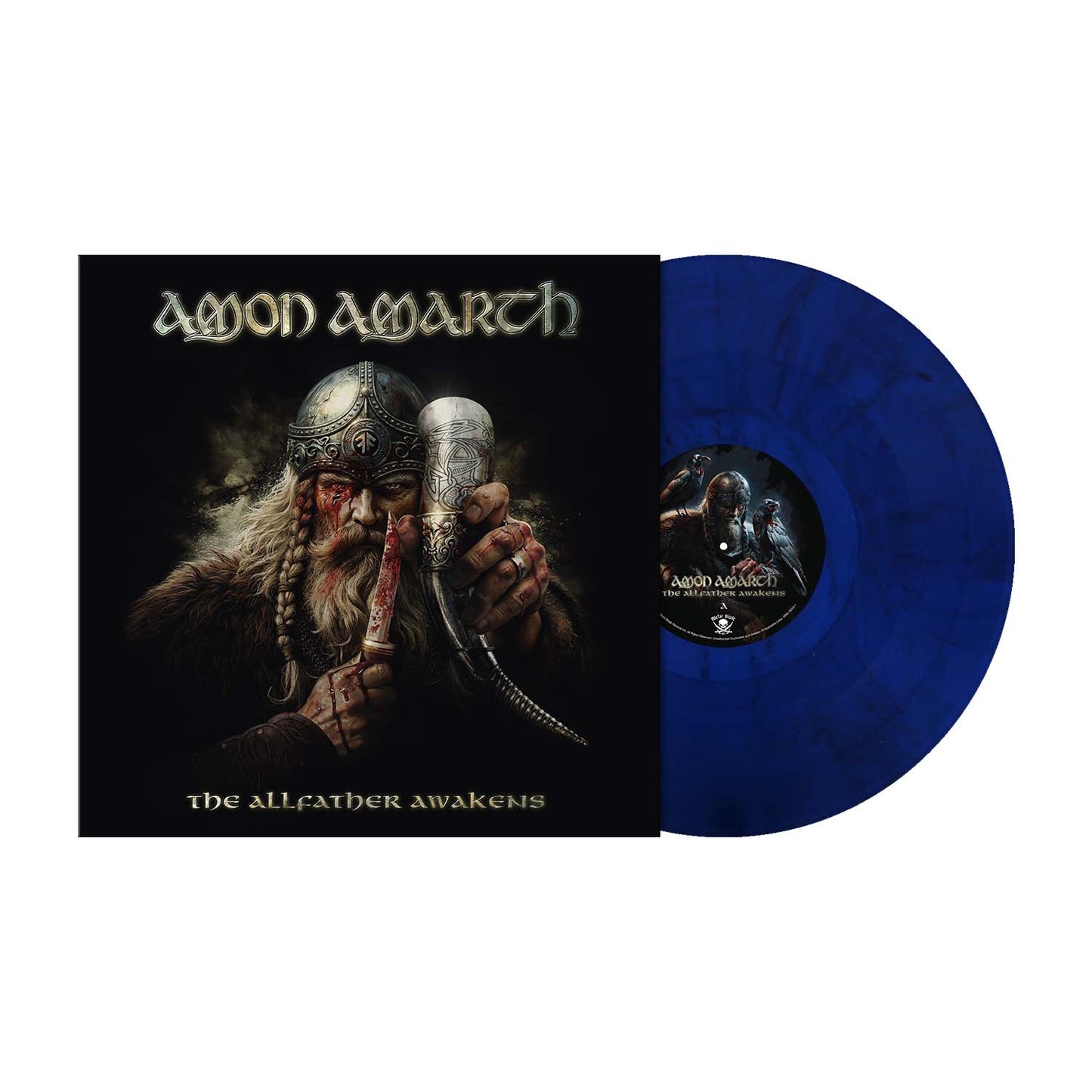Amon Amarth (The Allfather Awakens) Wave Ruler Blue Marble Vinyl